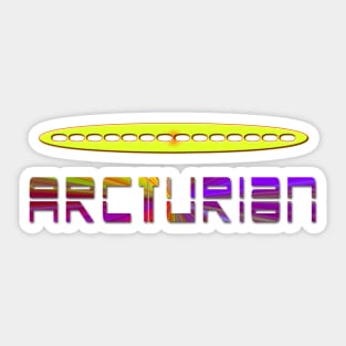 Arcturian Star Race Design Sticker